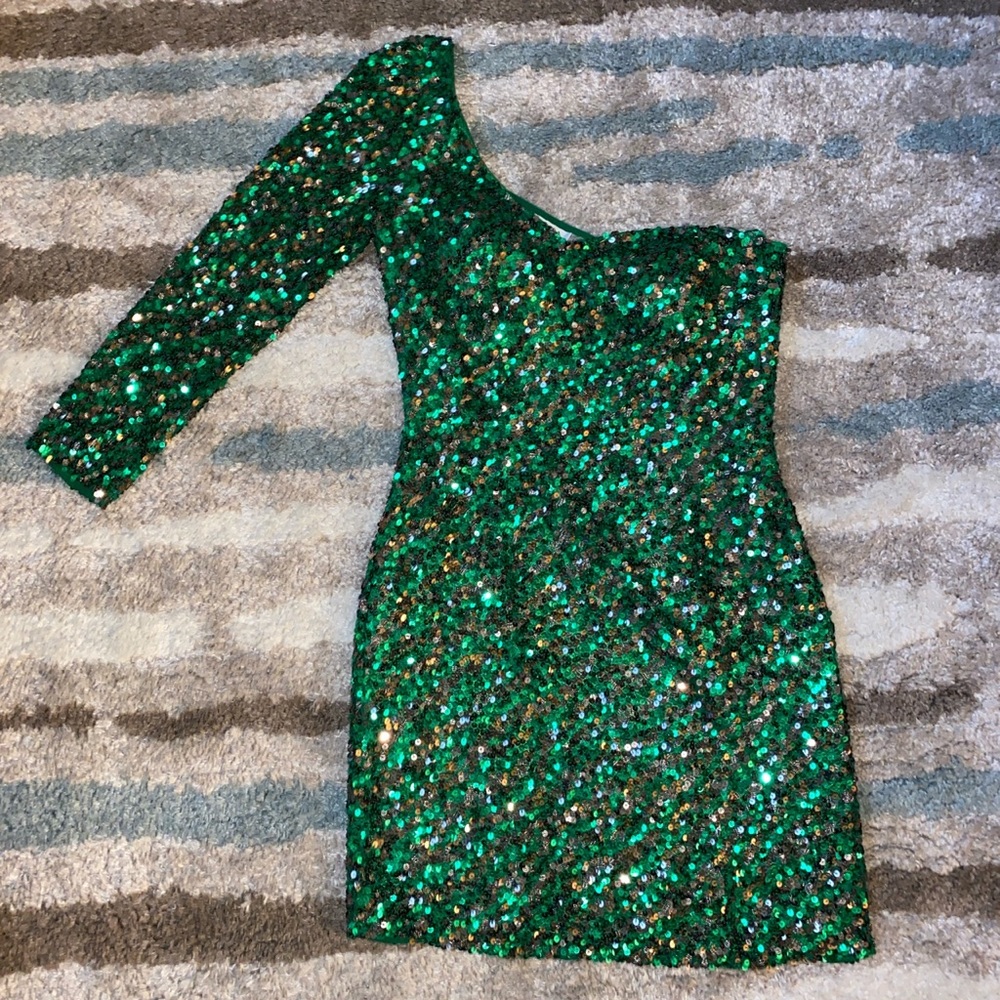 Beautiful sequence and sparkle designer dress